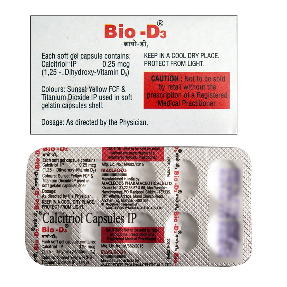 Buy Bio-D3 10 Capsules Online at Best Prices | Wellness Forever