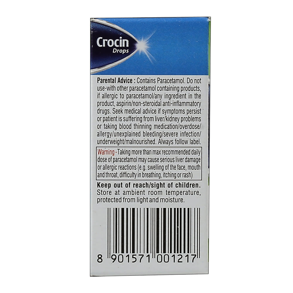 Buy Crocin Oral Drops 15ml Online at Best Prices | Wellness Forever
