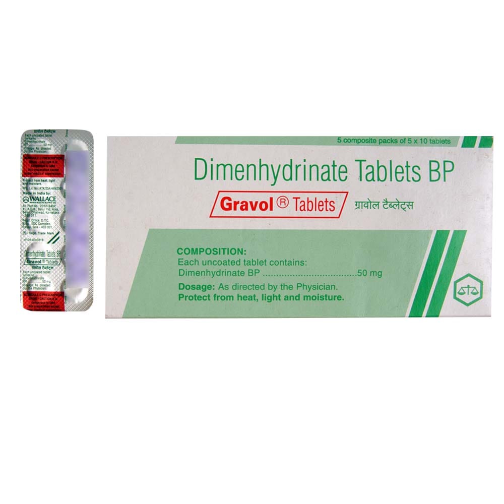 Buy Gravol 10 Tablets Online at Best Prices | Wellness Forever