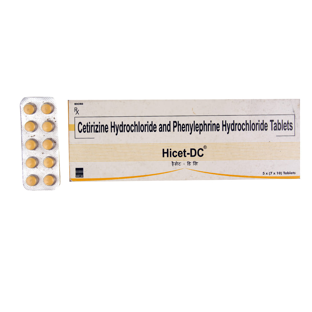 Buy Hicet-DC 10 Tablets Online at Best Prices | Wellness Forever
