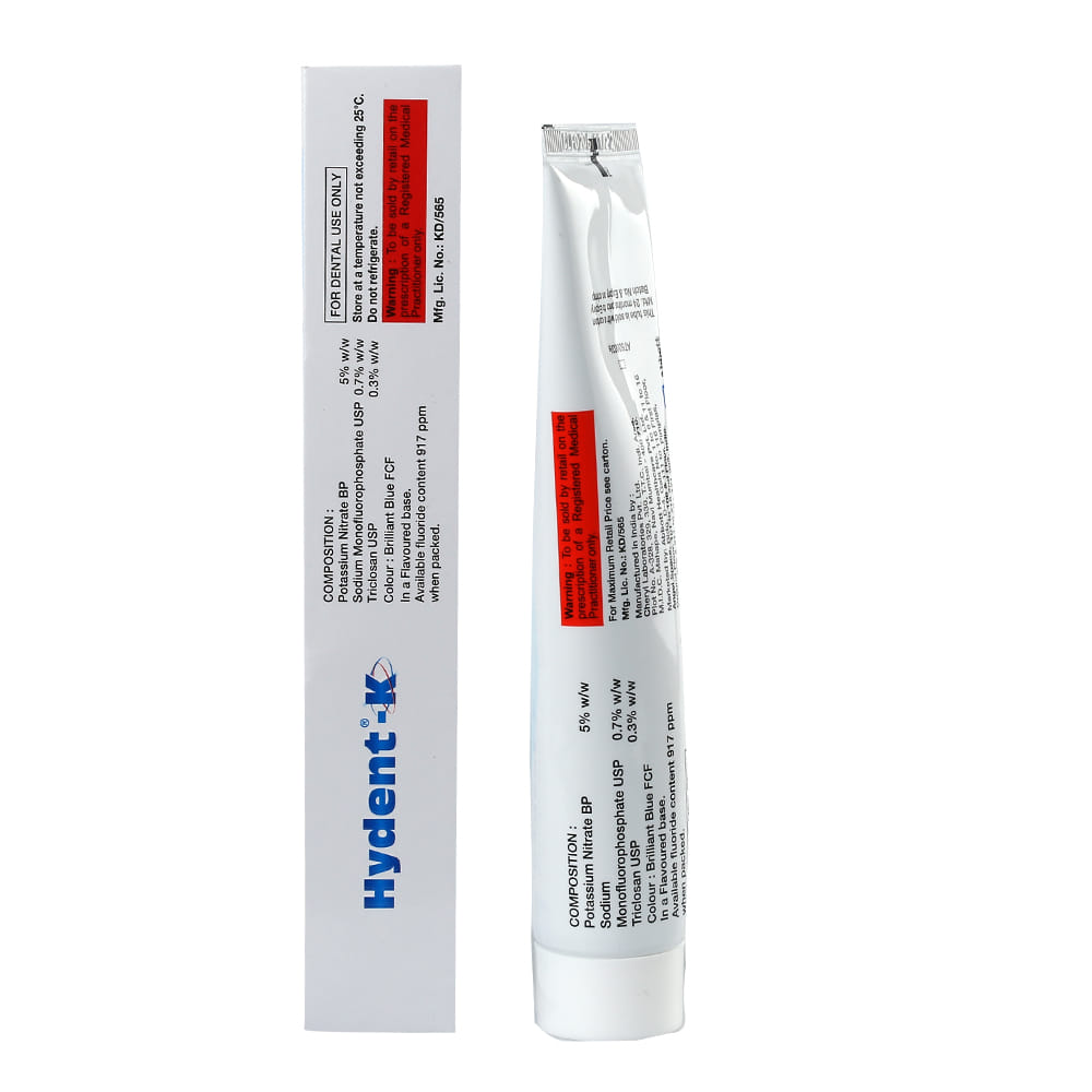 Buy Hydent-K Tooth Paste 100g Online at Best Prices | Wellness Forever