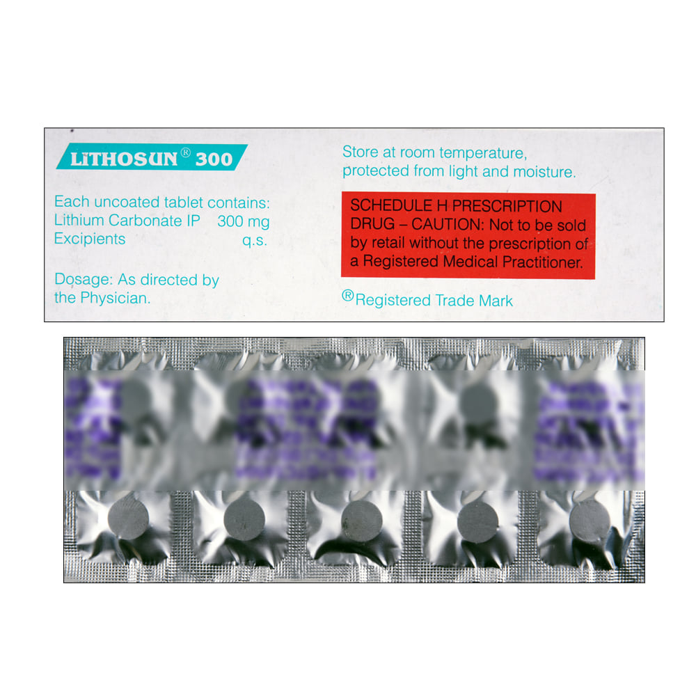 Buy Lithosun 300mg 10 Tablets Online at Best Prices | Wellness Forever