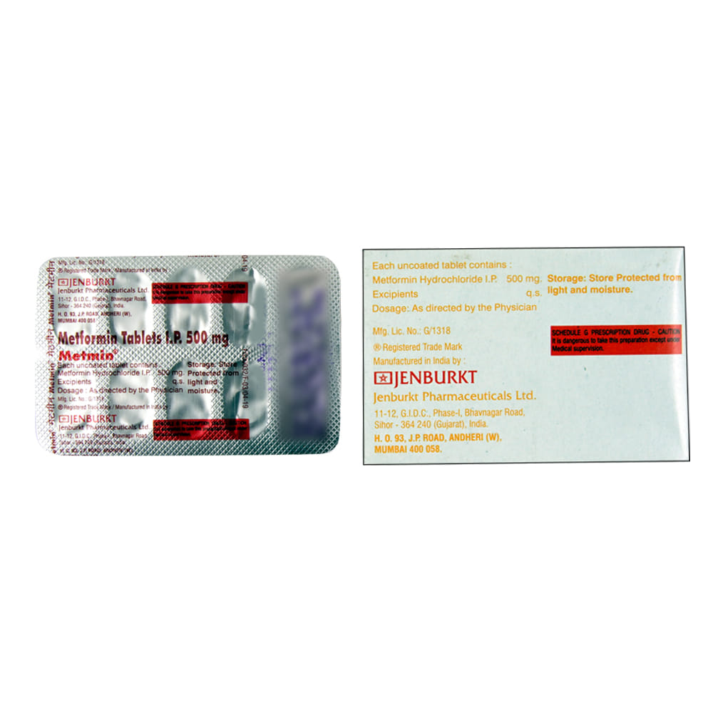 Buy Metmin 10 Tablets Online at Best Prices | Wellness Forever