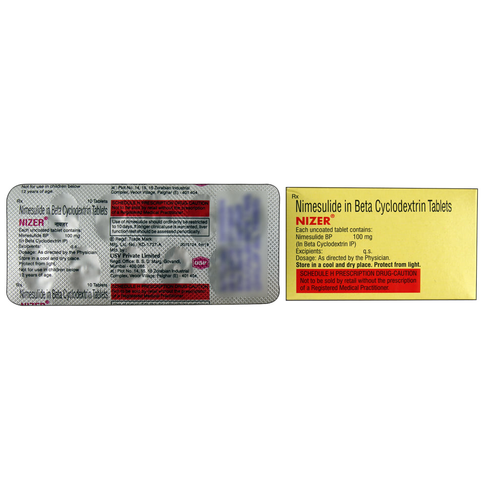Buy Nizer 10 Tablets Online at Best Prices | Wellness Forever