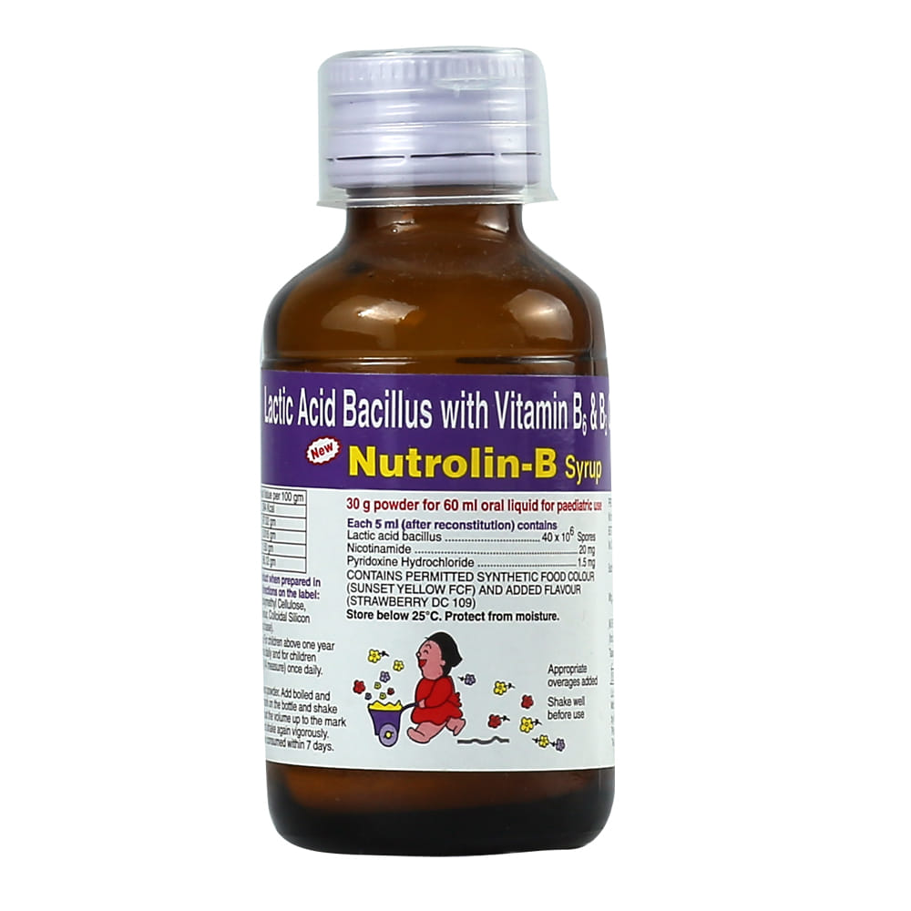 Buy Nutrolin-B Syrup 60 ml Online at Best Prices | Wellness Forever