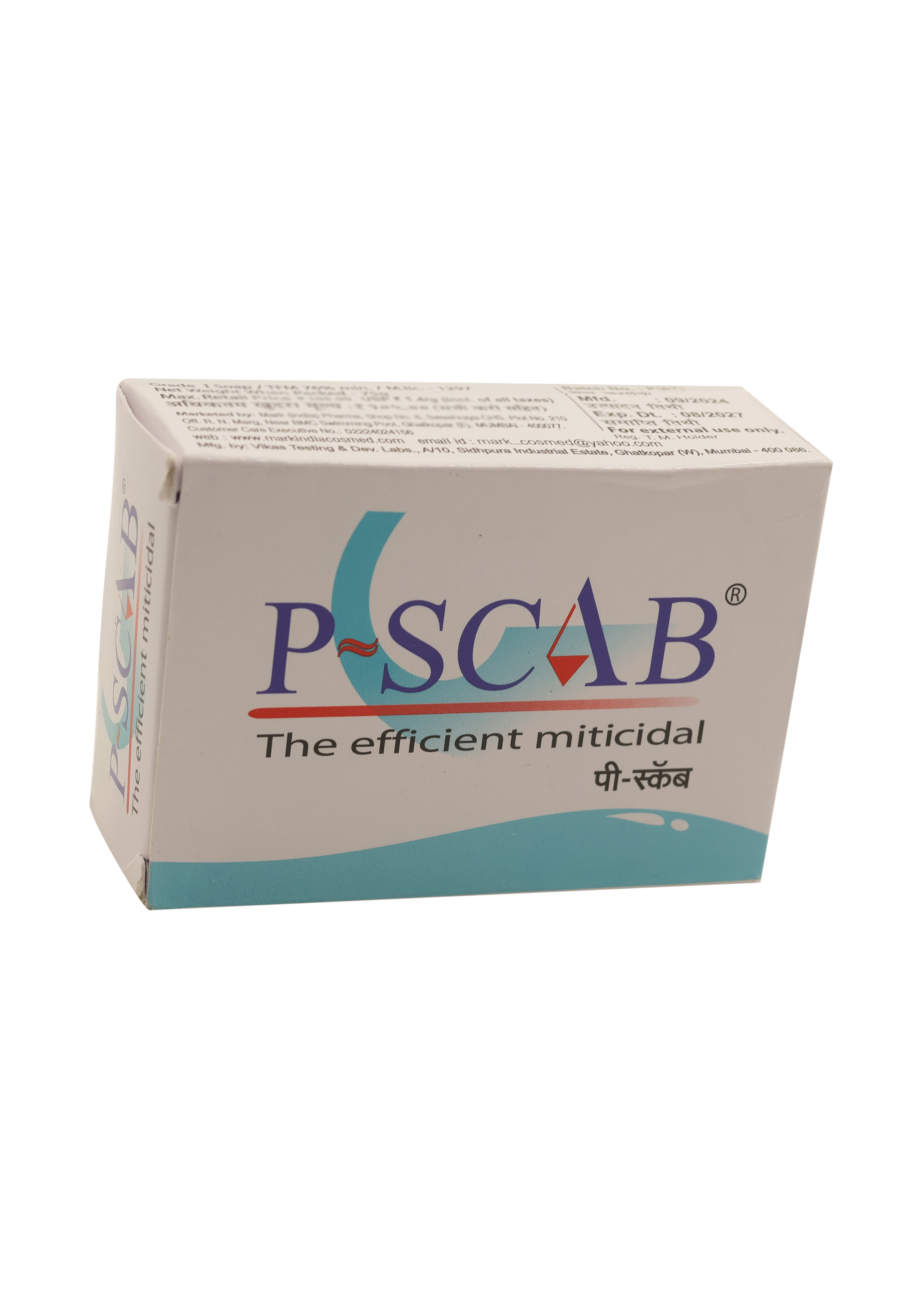 Buy P-Scab Soap 75 g Online at Best Prices | Wellness Forever