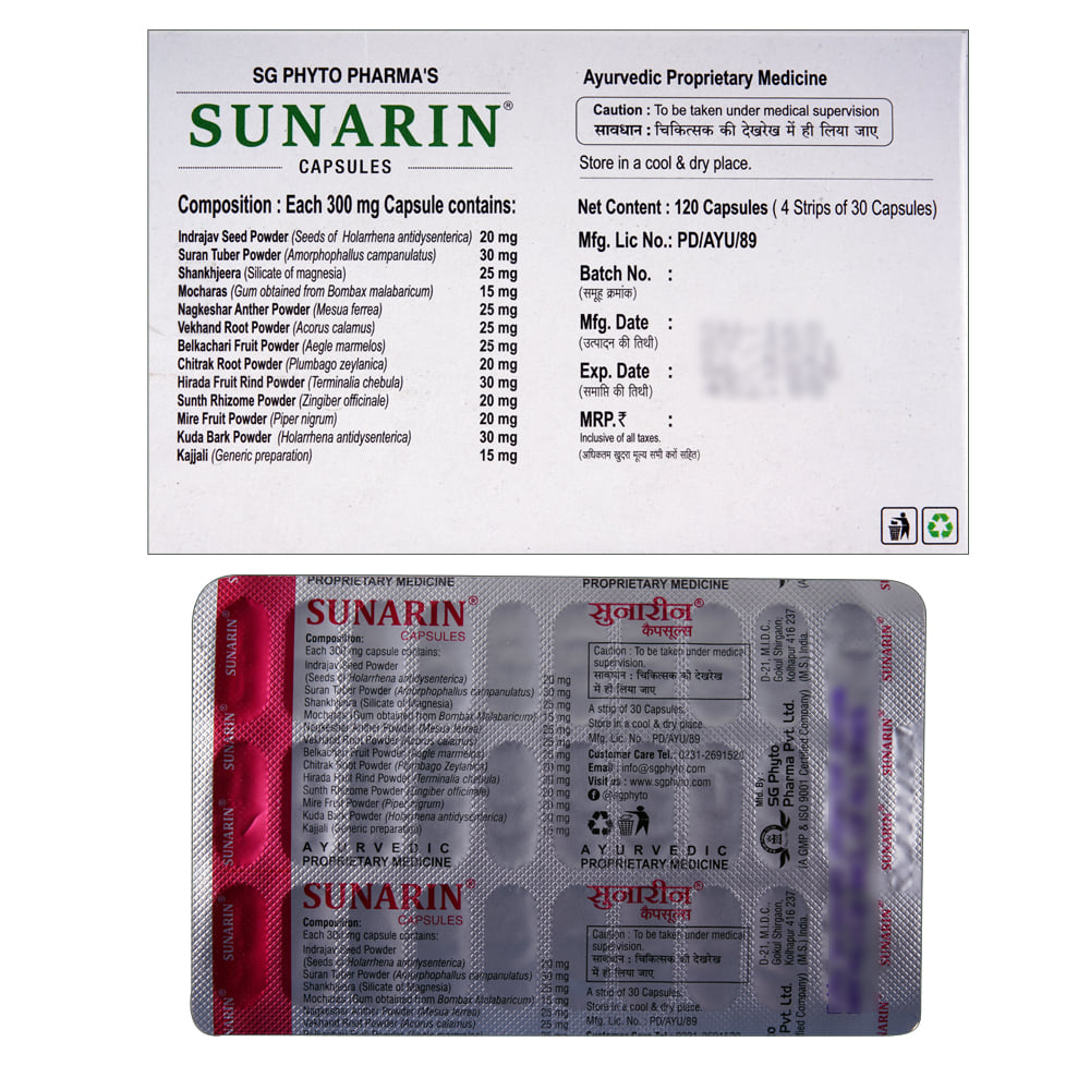 Buy Sunarin 30 Capsules Online at Best Prices | Wellness Forever