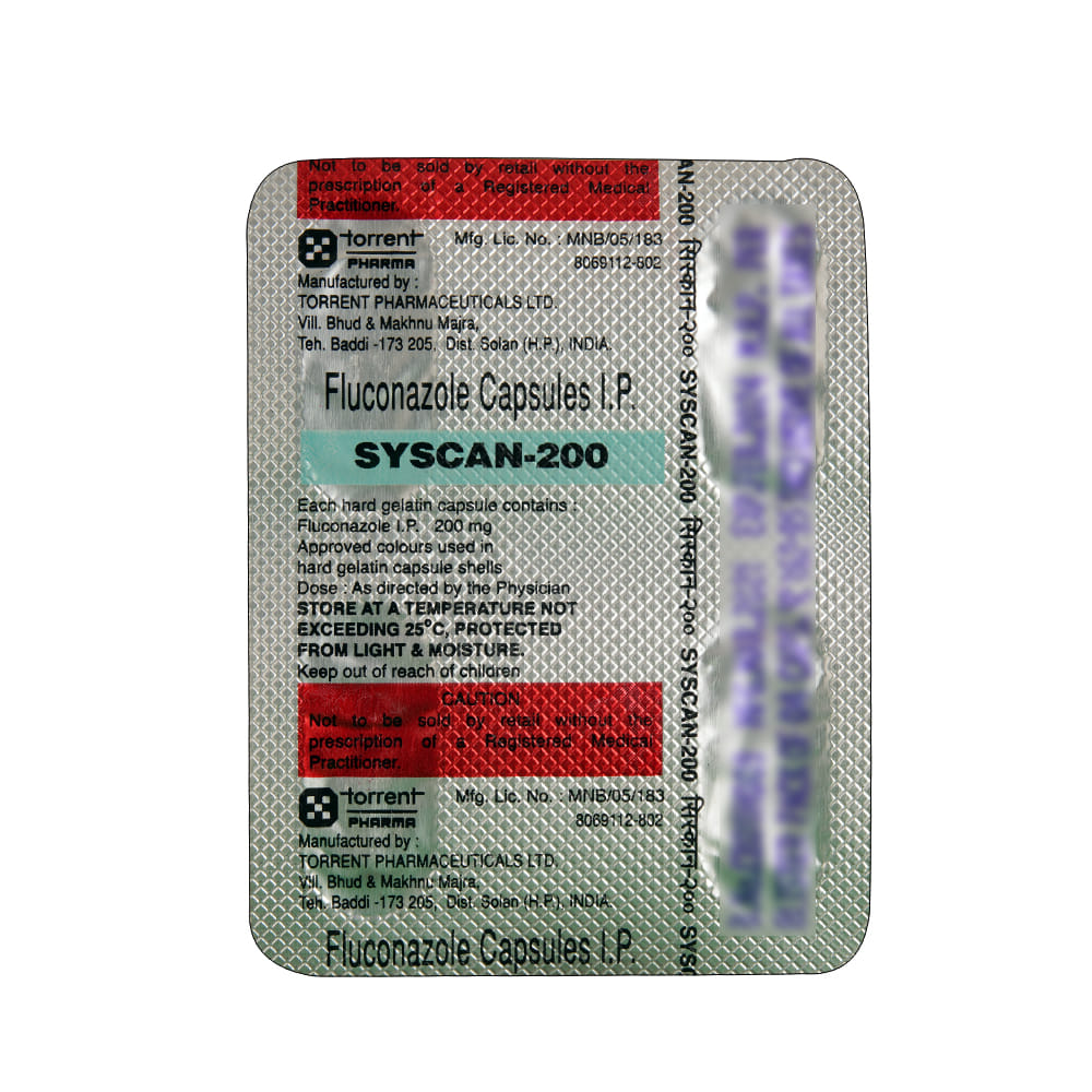 Buy Syscan 200mg 4 Capsules Online at Best Prices | Wellness Forever