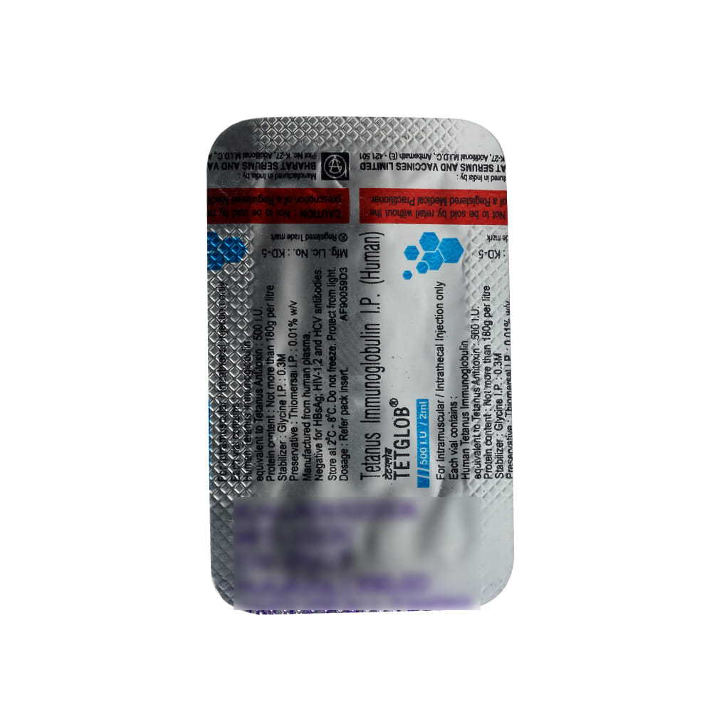 Buy Tetglob 500IU Injection Vial Online at Best Prices | Wellness Forever