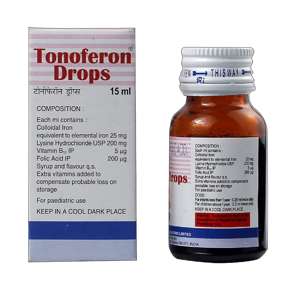 Buy Tonoferon Oral Drops 15 ml Online at Best Prices | Wellness Forever