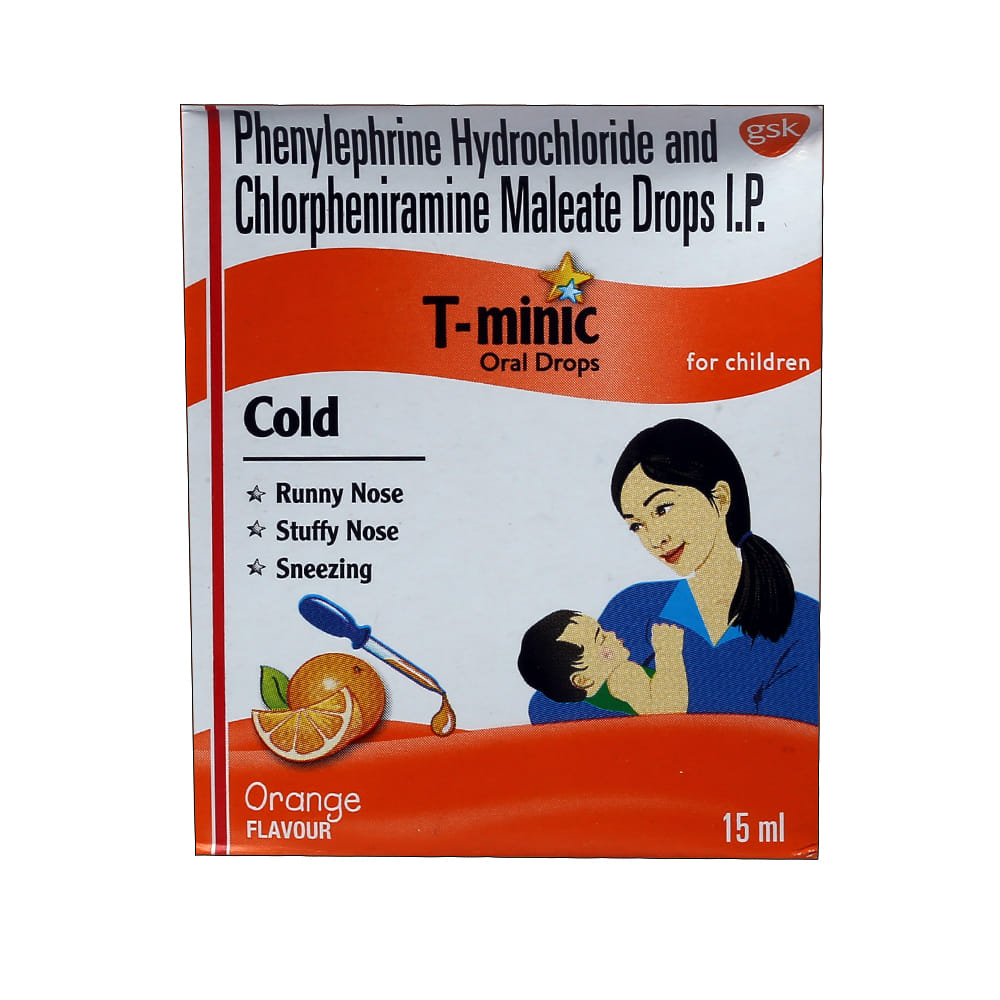 Timicold Syrup Buy T-Minic-Cold Oral Drops 15 ml Online at Best Prices | Wellness Forever