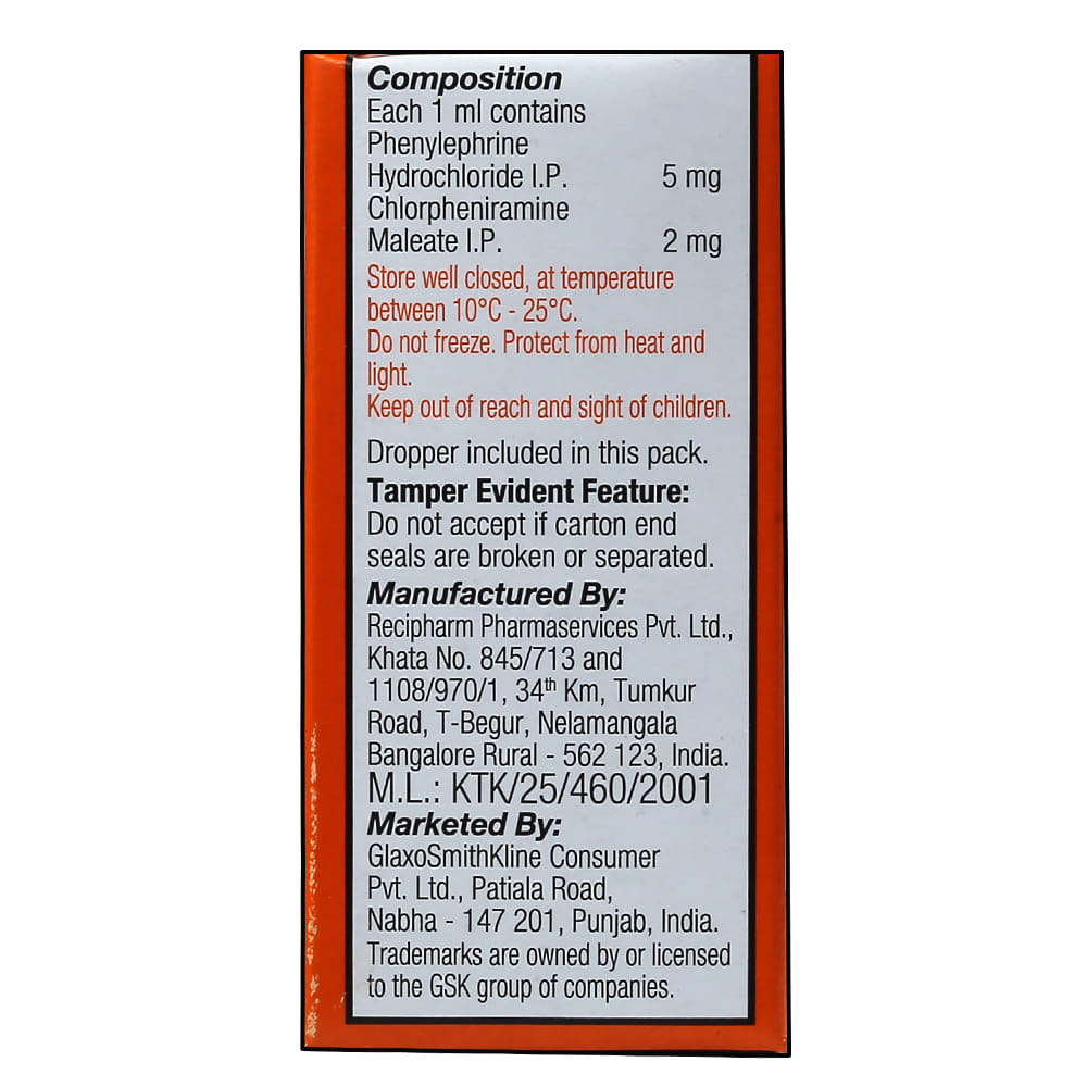 Timicold Syrup Buy T-Minic-Cold Oral Drops 15 ml Online at Best Prices | Wellness Forever