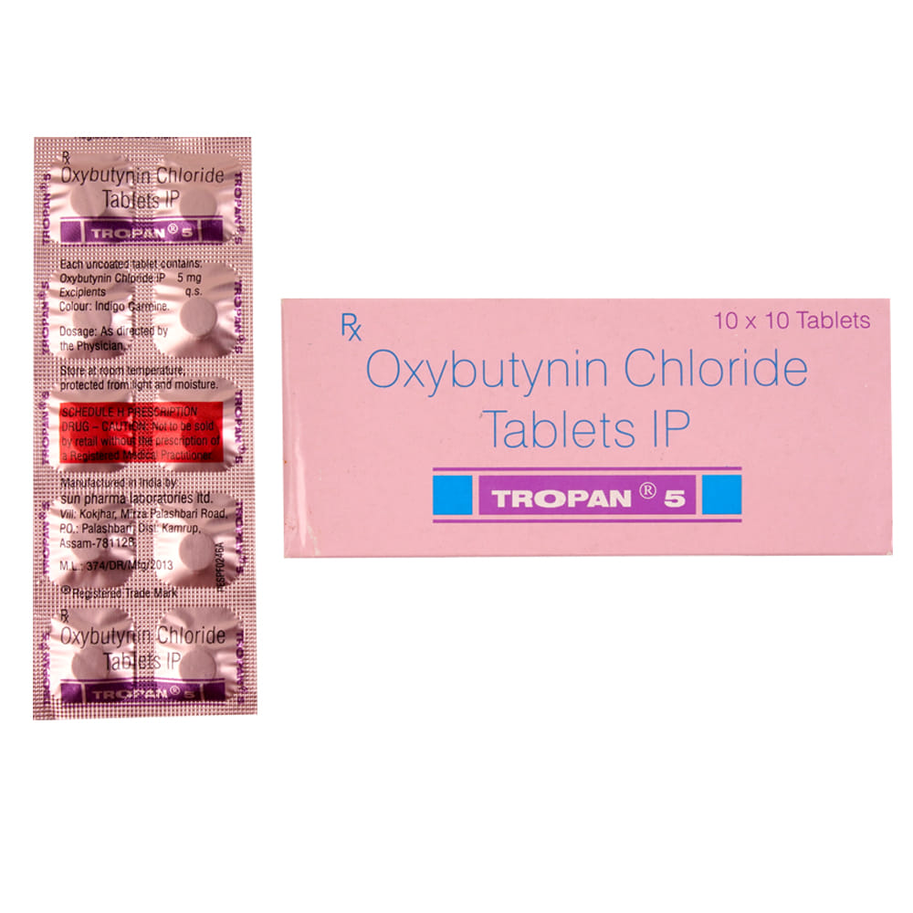 Buy Tropan 5mg 10 Tablets Online at Best Prices | Wellness Forever