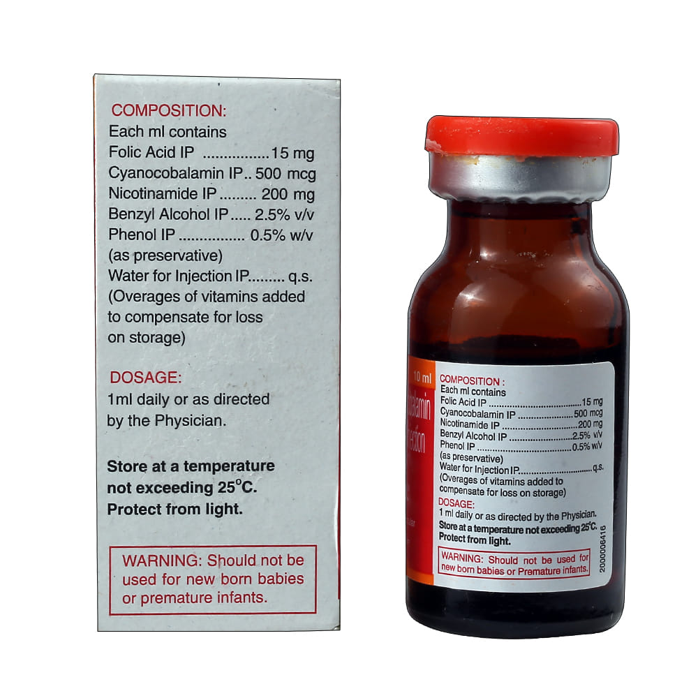 Buy Vitcofol Injection 10 ml Vial Online at Best Prices | Wellness Forever