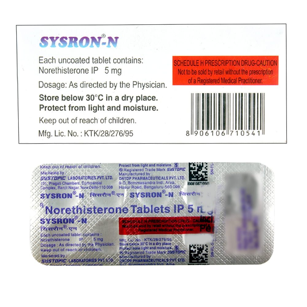 Buy Sysron-N 10 Tablets Online at Best Prices | Wellness Forever