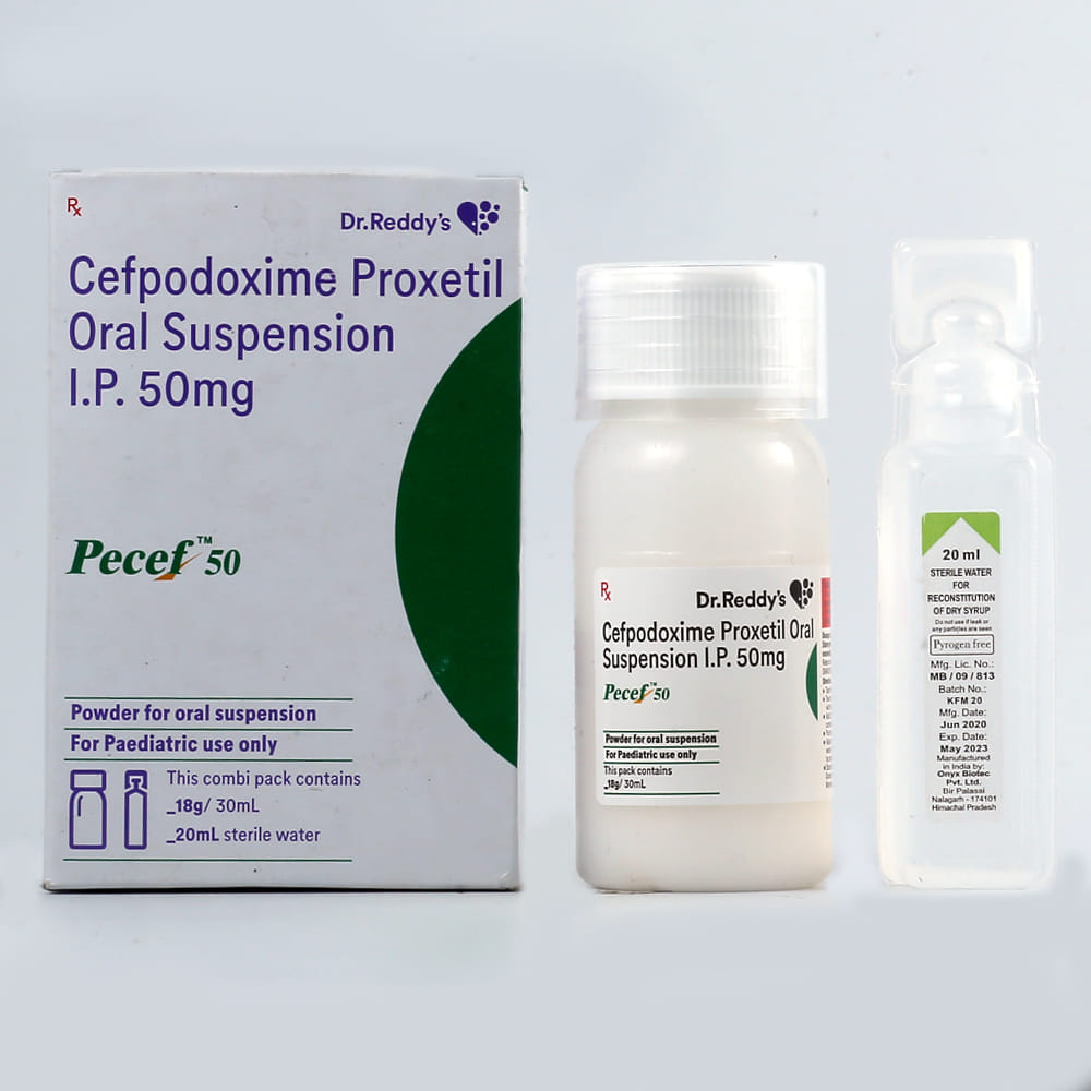 Buy Pecef 50mg Syrup 30 ml Online at Best Prices | Wellness Forever