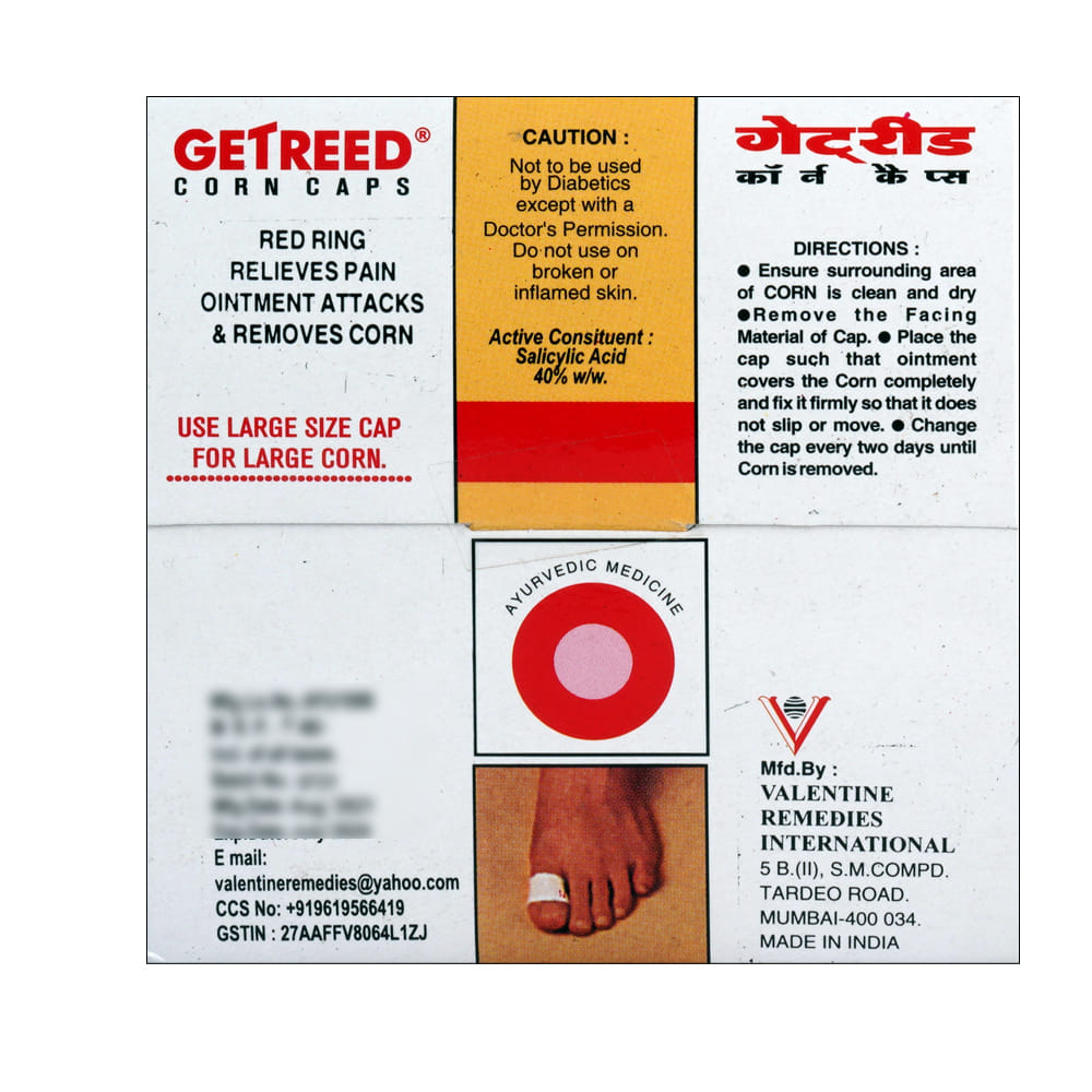 Buy Getreed Corn Capsules 4 Pieces Online at Best Prices | Wellness Forever