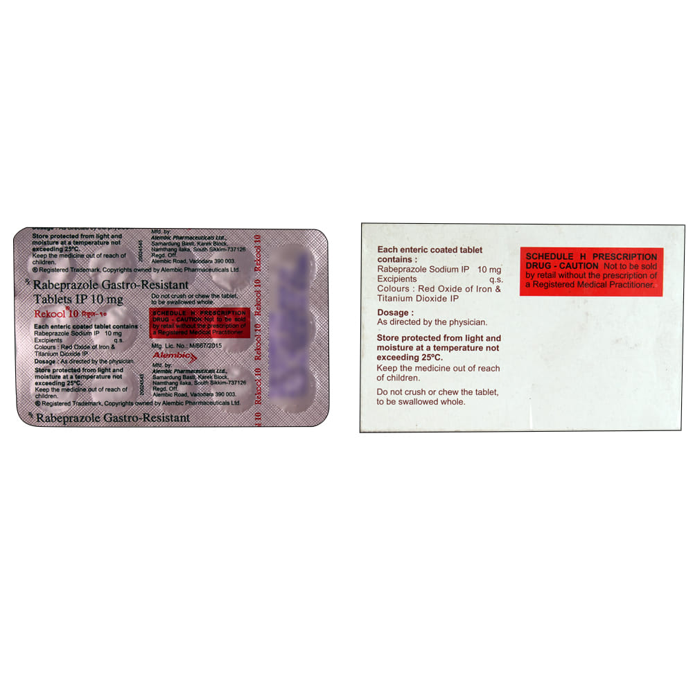 Buy Rekool 10mg 15 Tablets Online at Best Prices | Wellness Forever