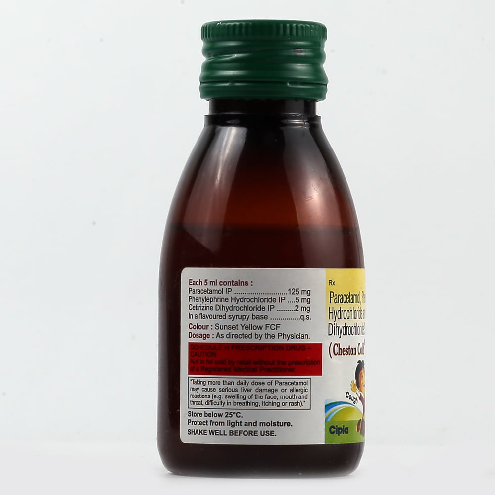 Buy Cheston-Cold Syrup 60 ml Online at Best Prices | Wellness Forever