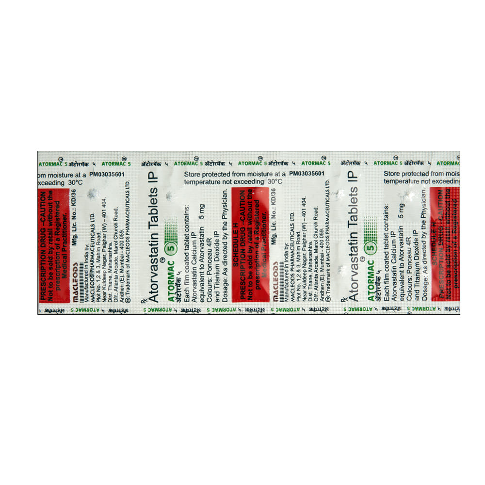 Buy Atormac 5mg 10 Tablets Online at Best Prices | Wellness Forever