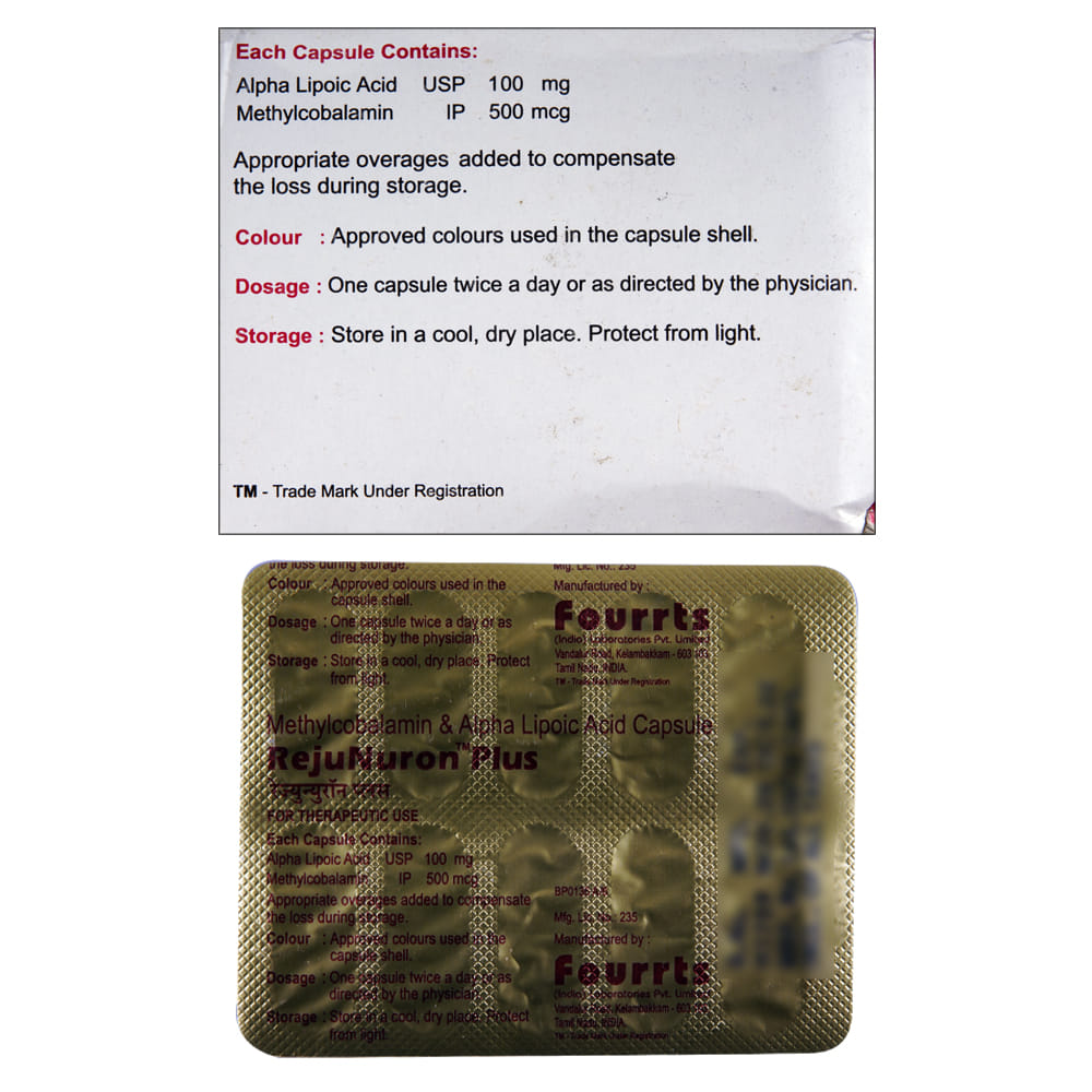 Buy Rejunuron-Plus 10 Capsules Online at Best Prices | Wellness Forever