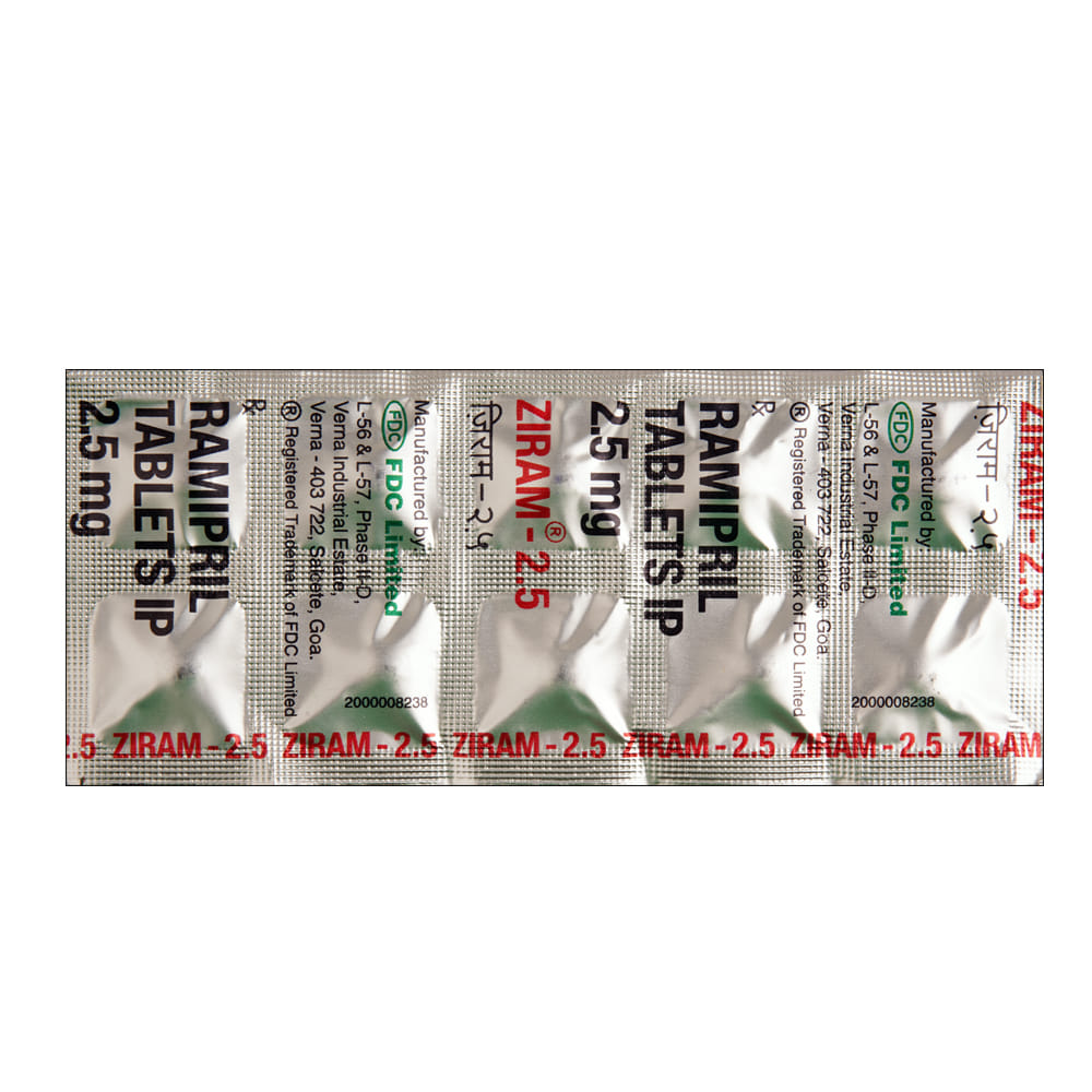 Buy Ziram 2.5mg 10 Tablets Online at Best Prices | Wellness Forever