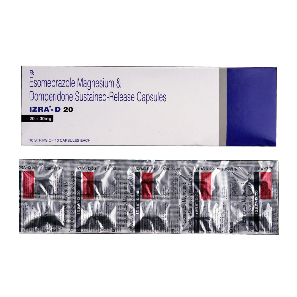 Buy Izra-D 20mg 10 Capsules Online at Best Prices | Wellness Forever