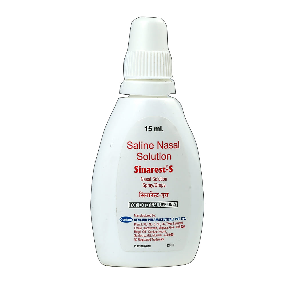 Buy Sinarest-S Nasal Drops 1 Piece Online at Best Prices | Wellness Forever