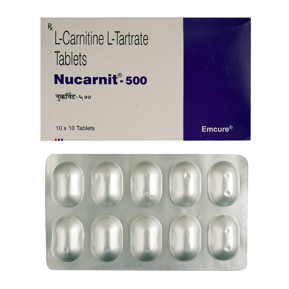 effet secondaire l carnitine Solgar L-Carnitine 500 mg 60 Tablets main image 0
