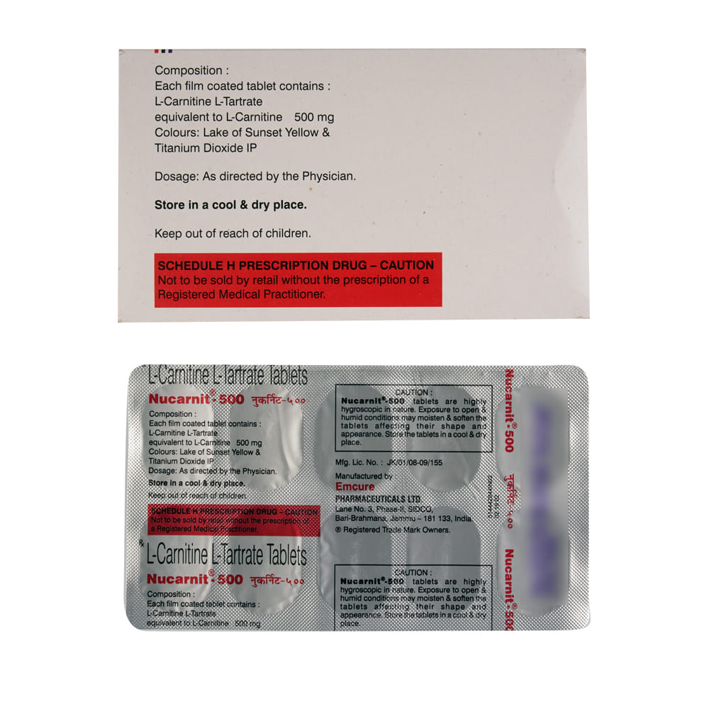 l carnitine where does it come from L-Carnitine Cap 60 X 500 Mg