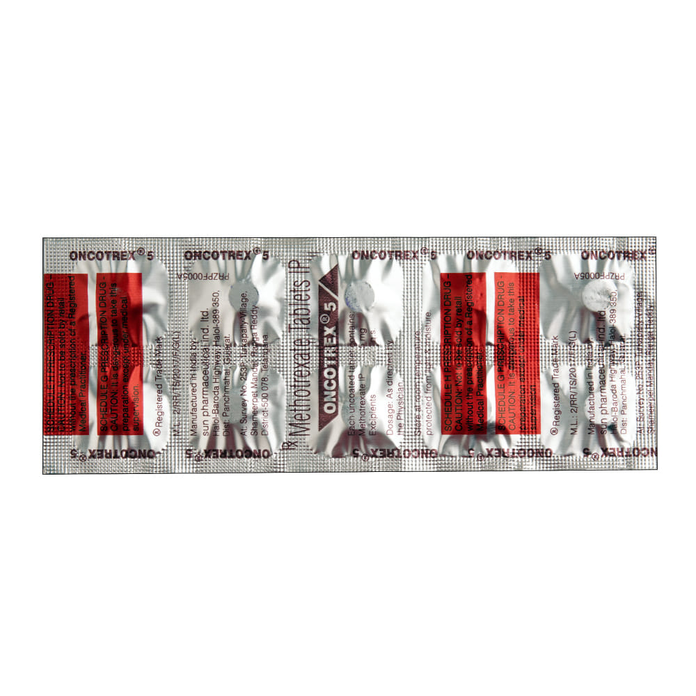Buy Oncotrex 5mg 10 Tablets Online at Best Prices | Wellness Forever