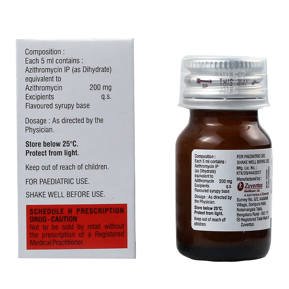 Buy Azitus 200mg Syrup 15 ml Online at Best Prices | Wellness Forever