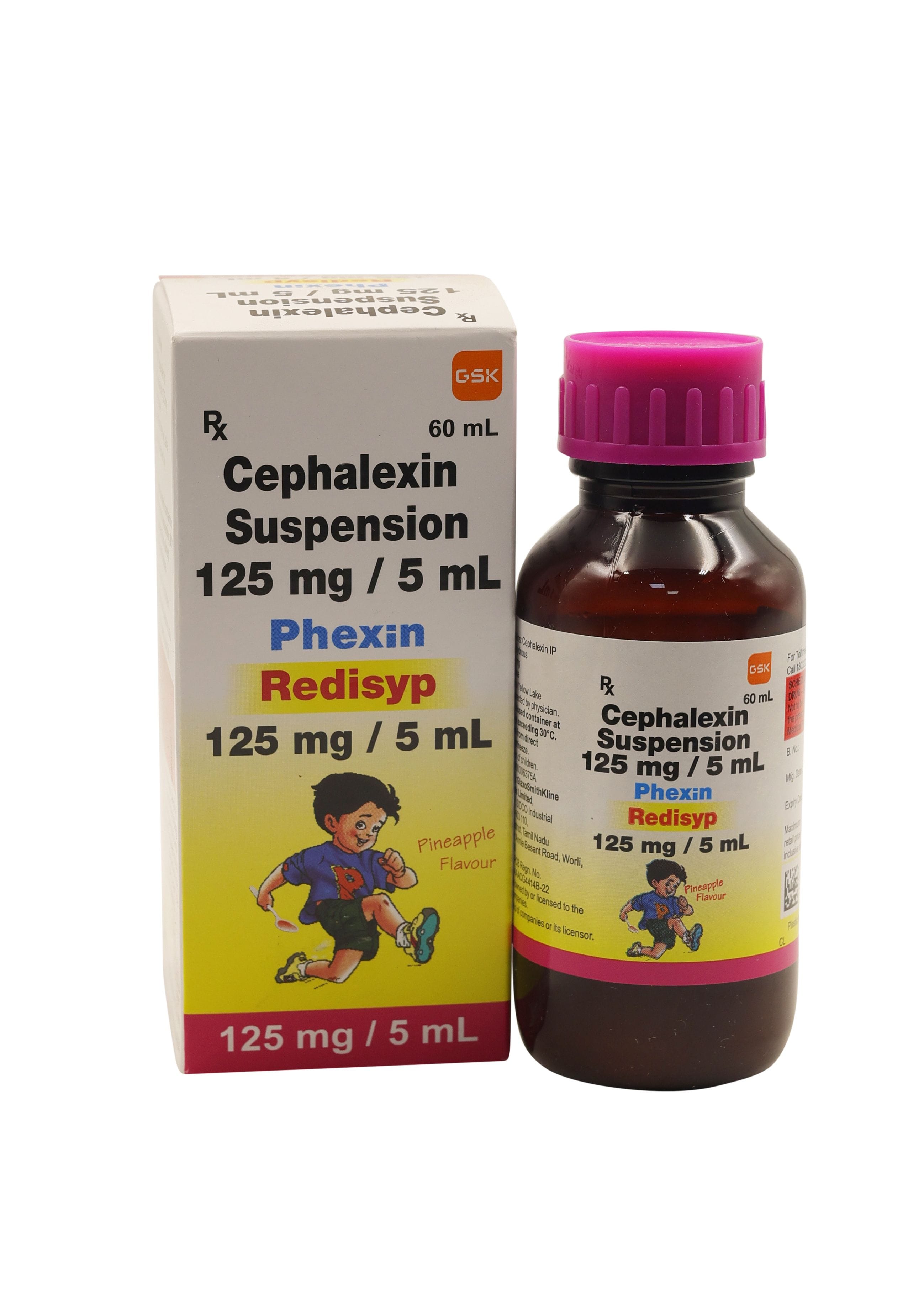 Buy Phexin 125mg Rediuse Syrup 60 ml Online at Best Prices | Wellness ...