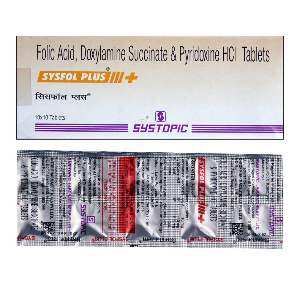 Buy Sysfol-Plus 10 Tablets Online at Best Prices | Wellness Forever