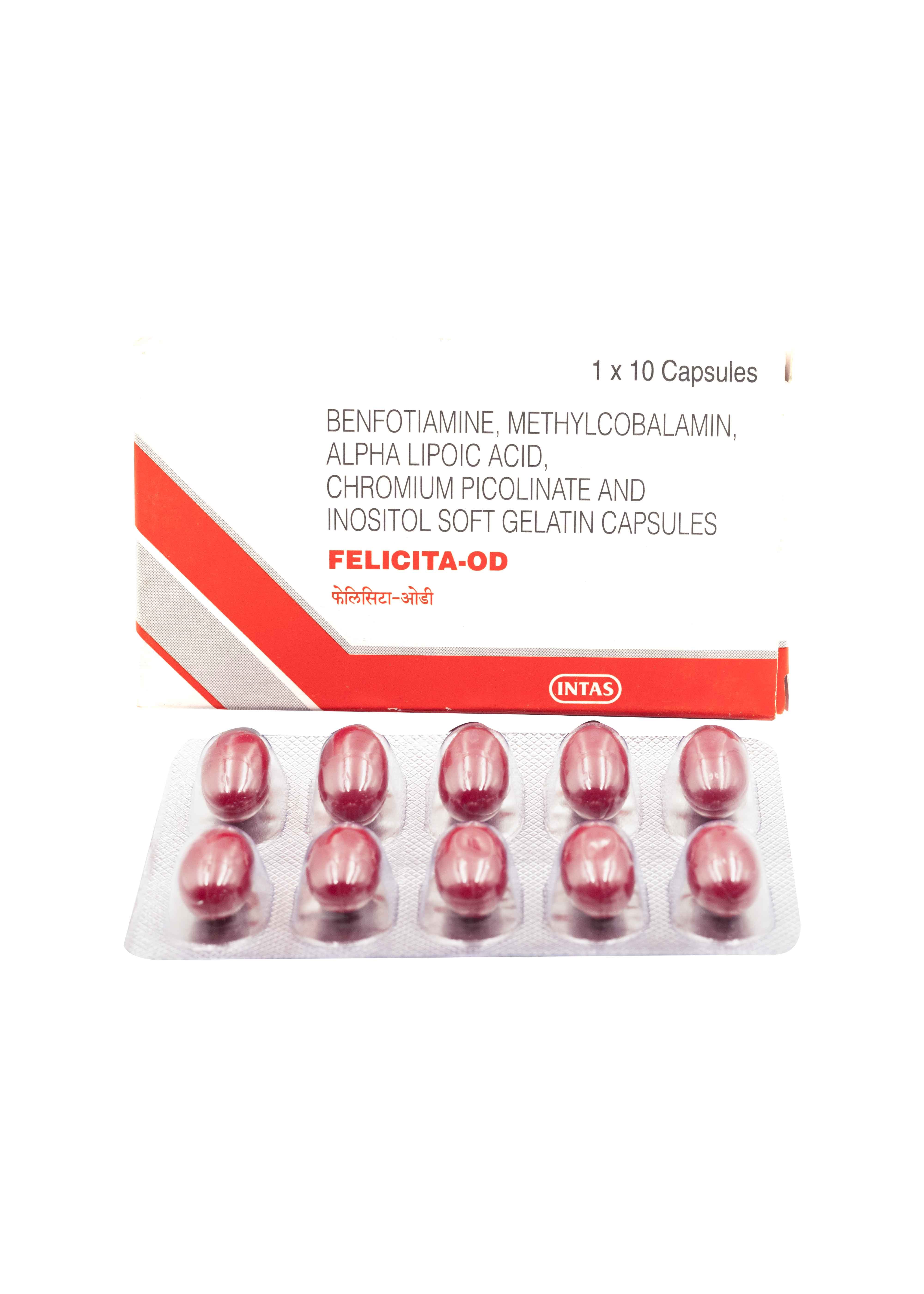 Buy Felicita-OD 10 Capsules Online at Best Prices | Wellness Forever