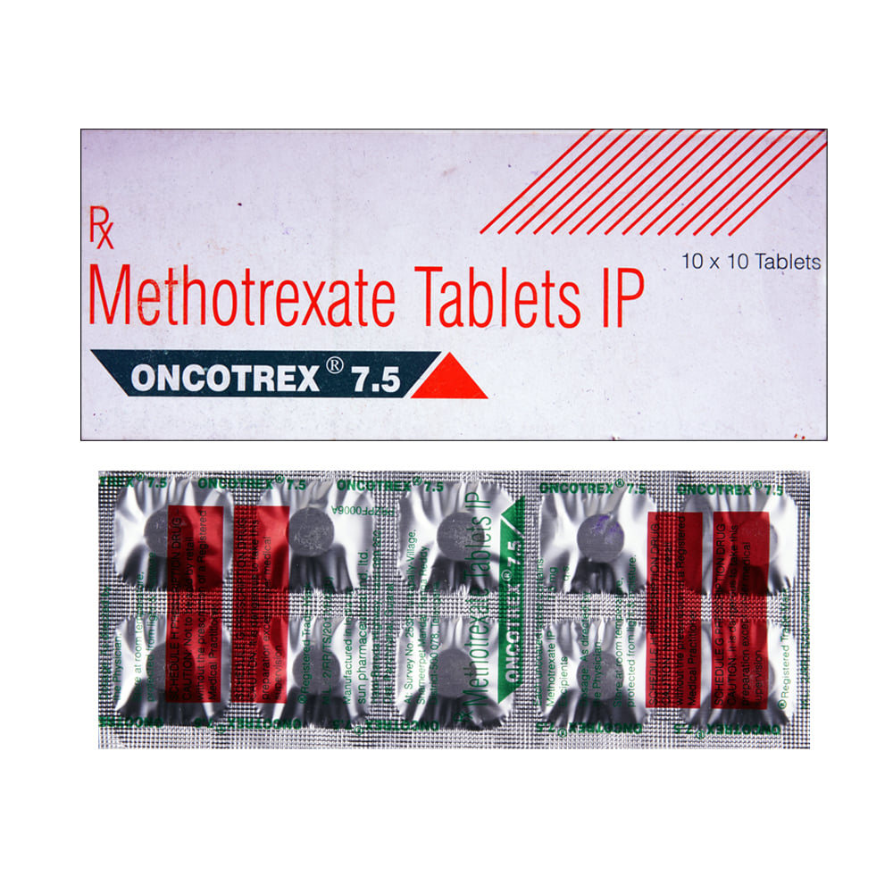 Buy Oncotrex 7.5mg 10 Tablets Online at Best Prices | Wellness Forever