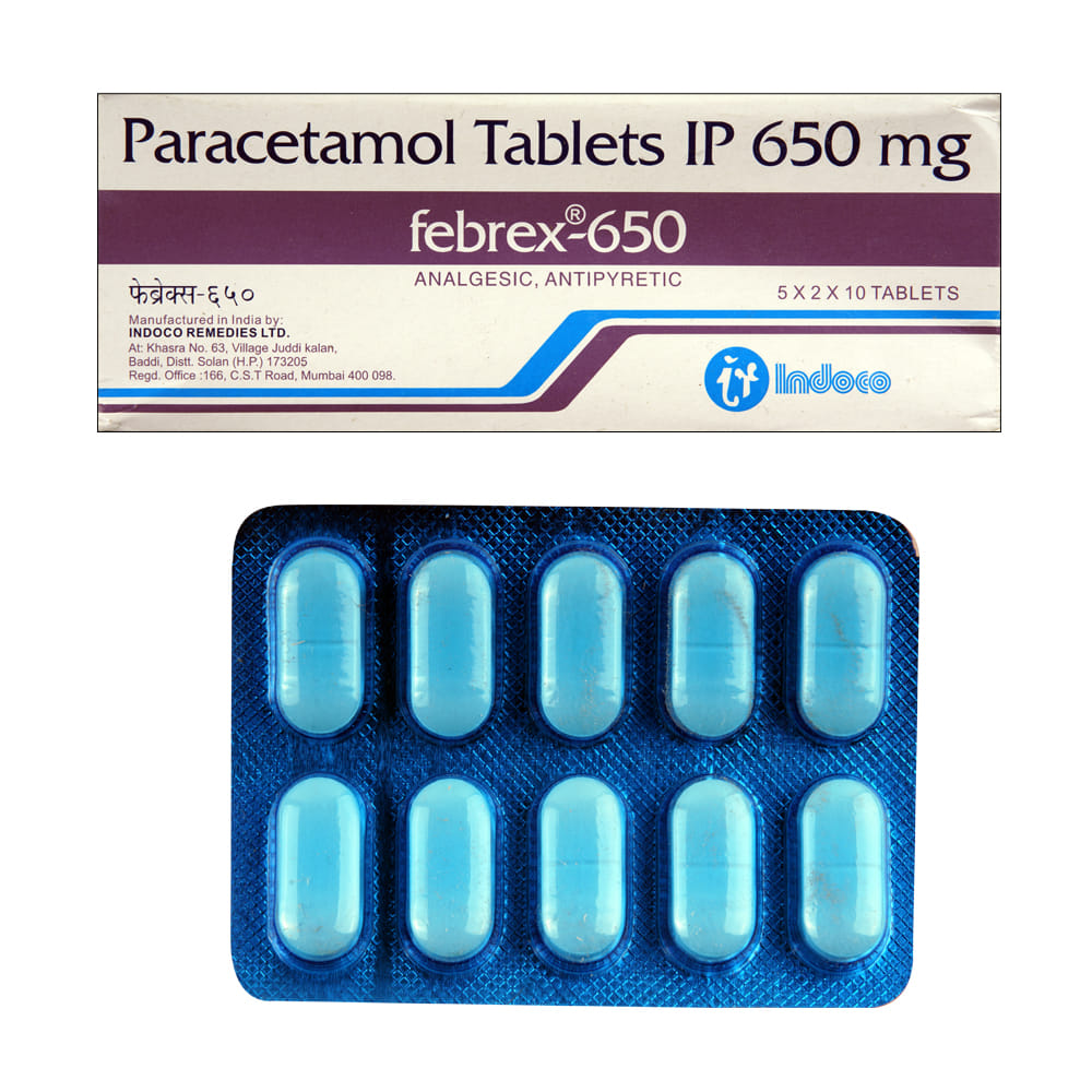 Febrex Api Buy Febrex 650mg 10 Tablets Online at Best Prices | Wellness Forever