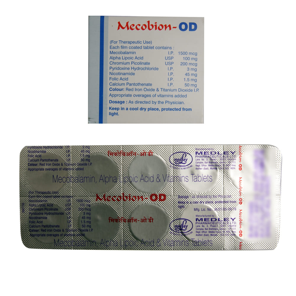 Buy Mecobion-OD 10 Tablets Online at Best Prices | Wellness Forever