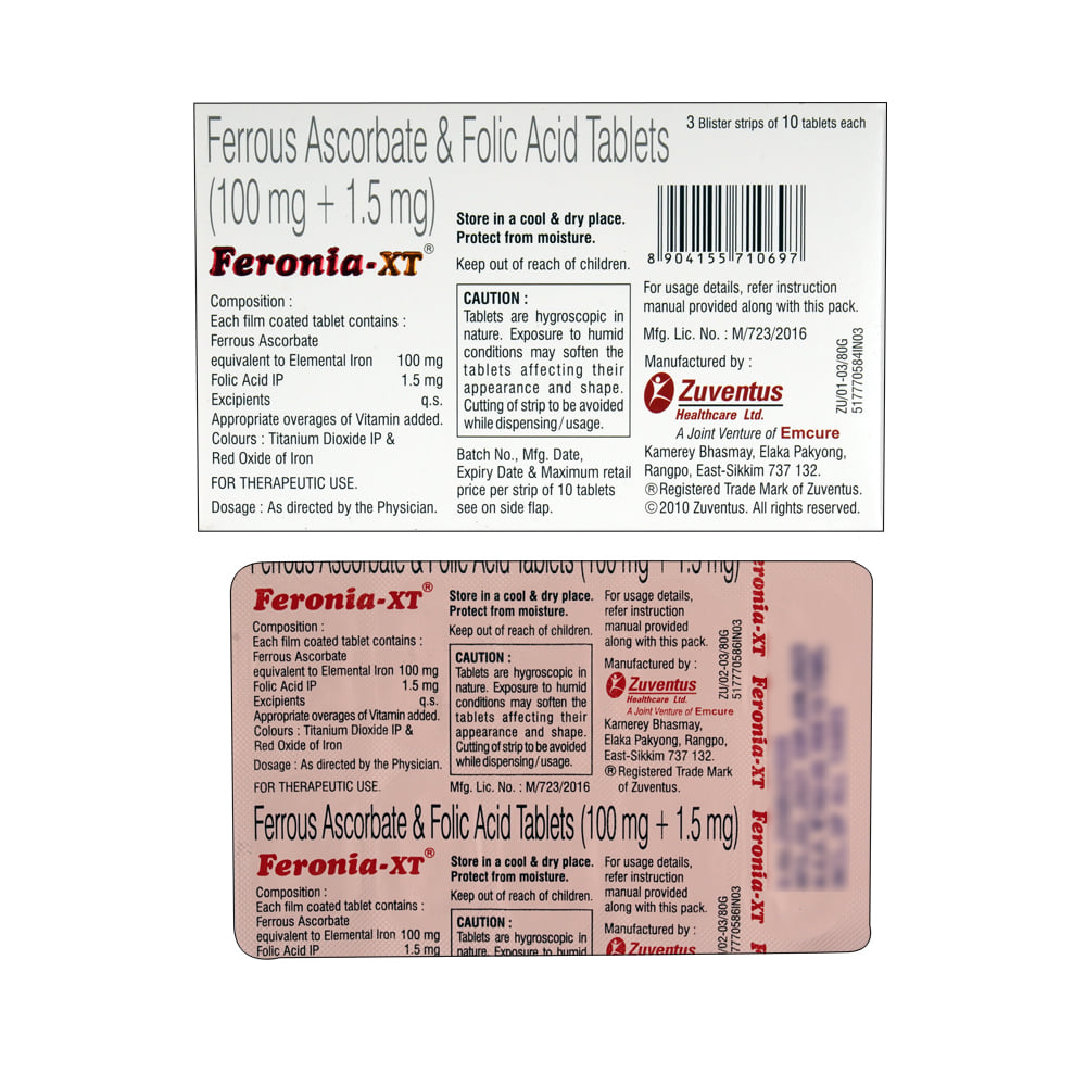Buy FERONIA-XT 10TAB ## Online at Best Prices | Wellness Forever