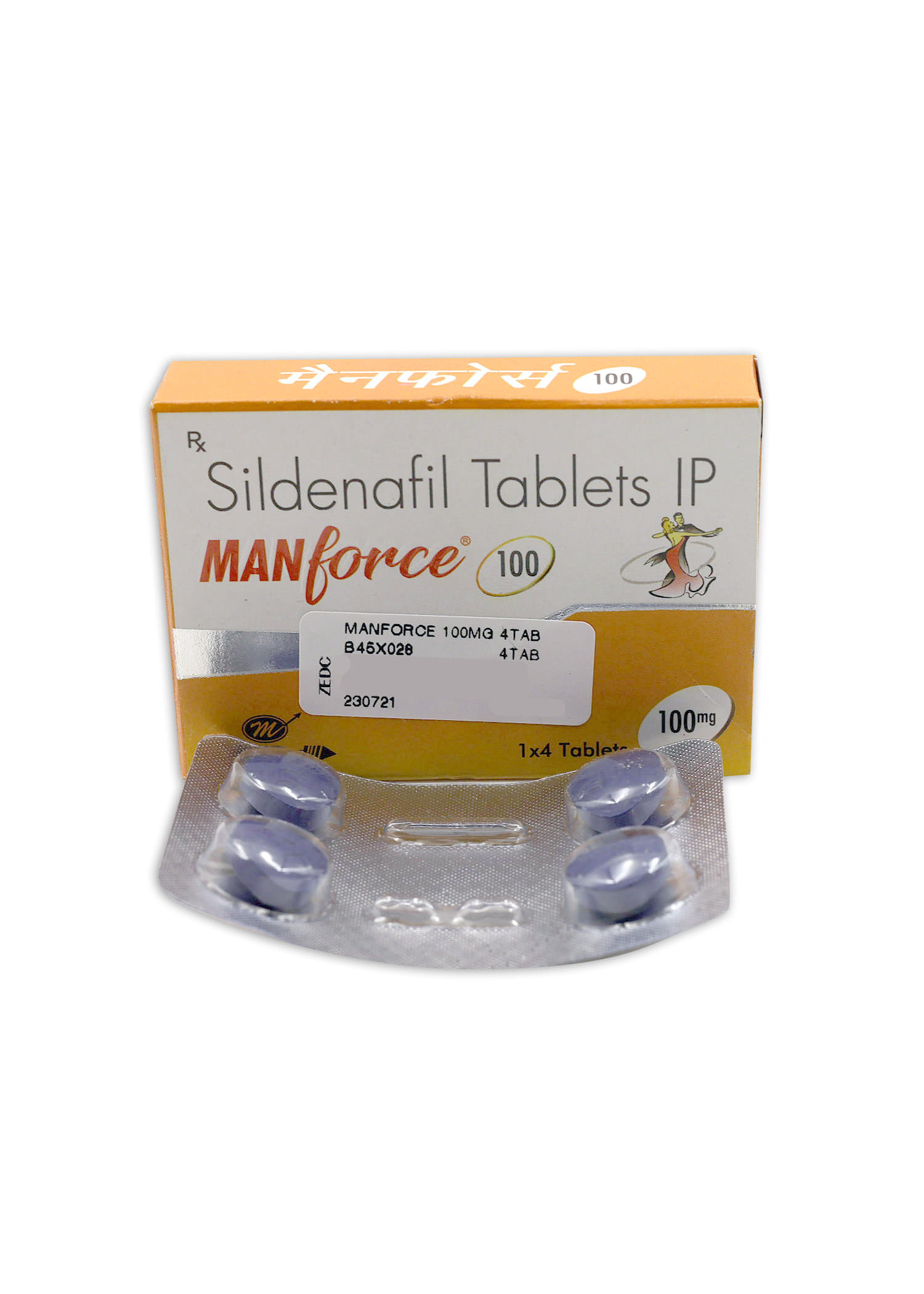 Buy Manforce 100Mg 4Tablets Online at Best Prices | Wellness Forever