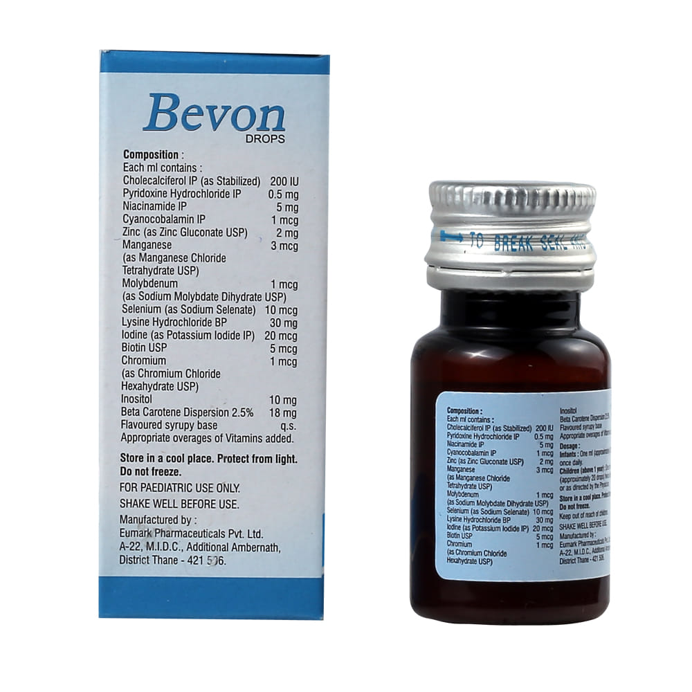 Buy Bevon Oral Drops 15 ml Online at Best Prices | Wellness Forever