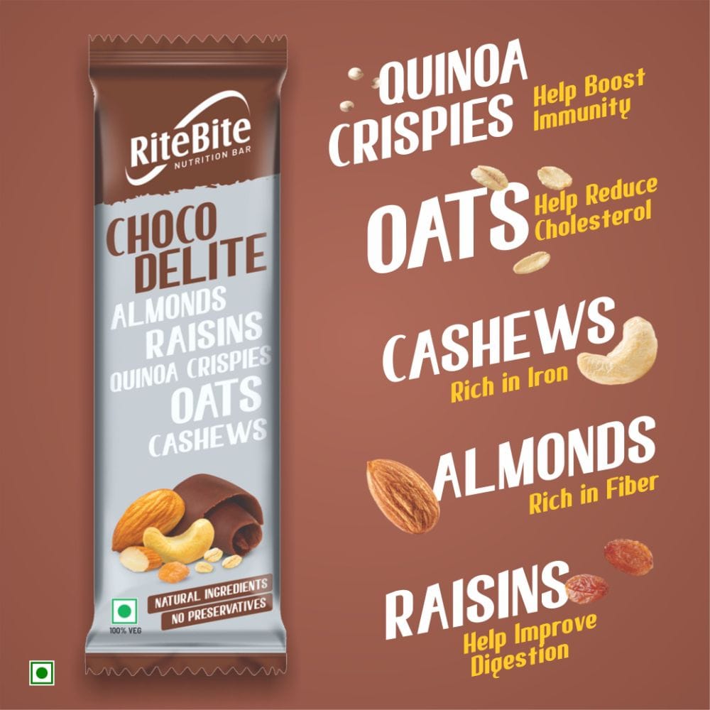 Buy Ritebite Max Protein Chocolate Delite Bar 40g Online at Best Prices ...
