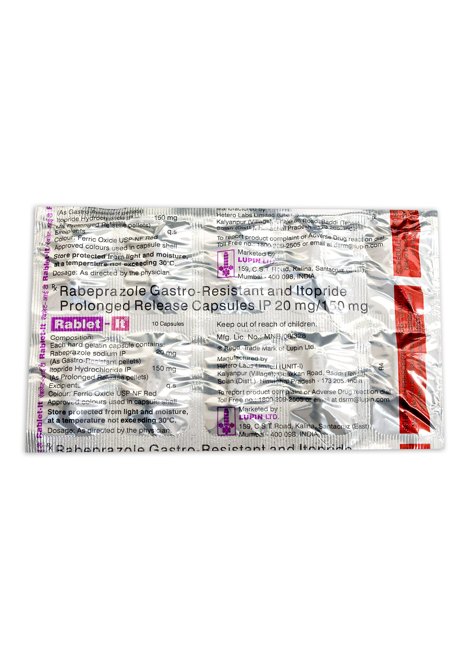 Buy Rablet-IT 10 Capsules Online at Best Prices | Wellness Forever