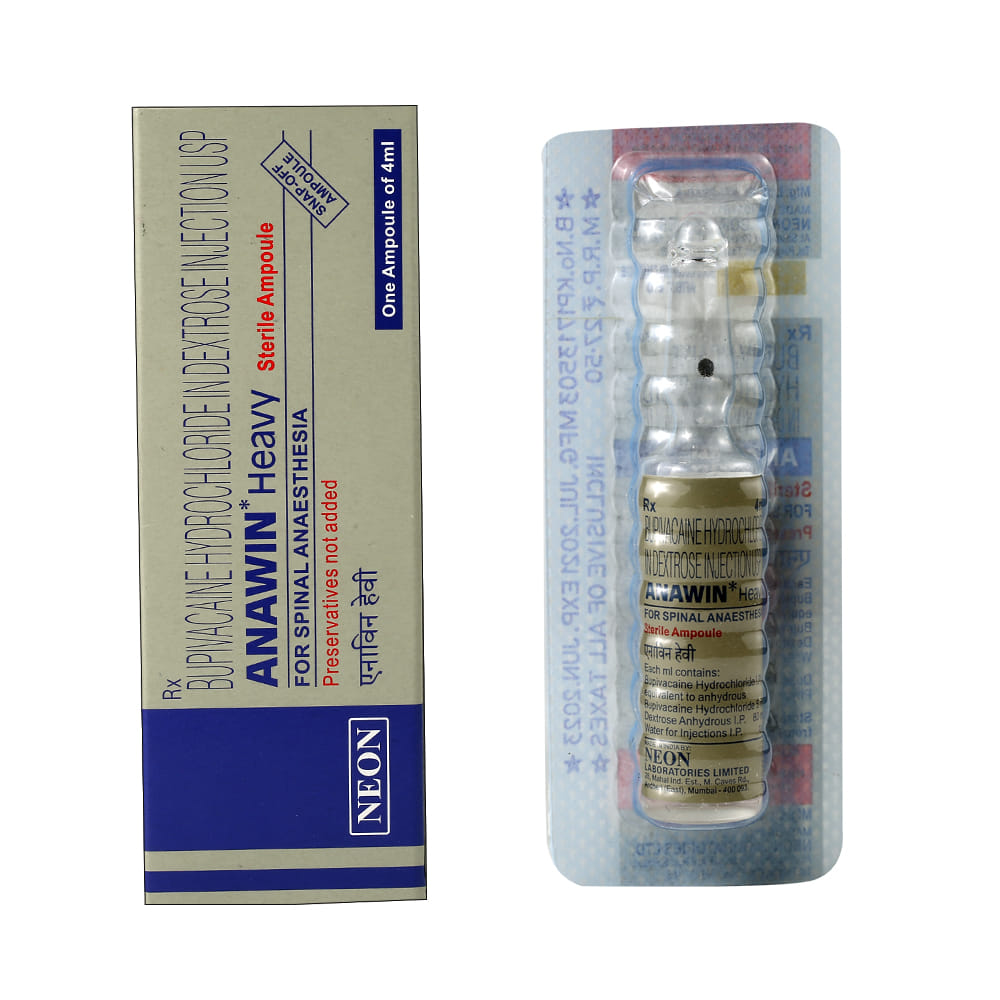 Buy Anawin Heavy 5% Injection Ampoule 4 ml Online at Best Prices ...