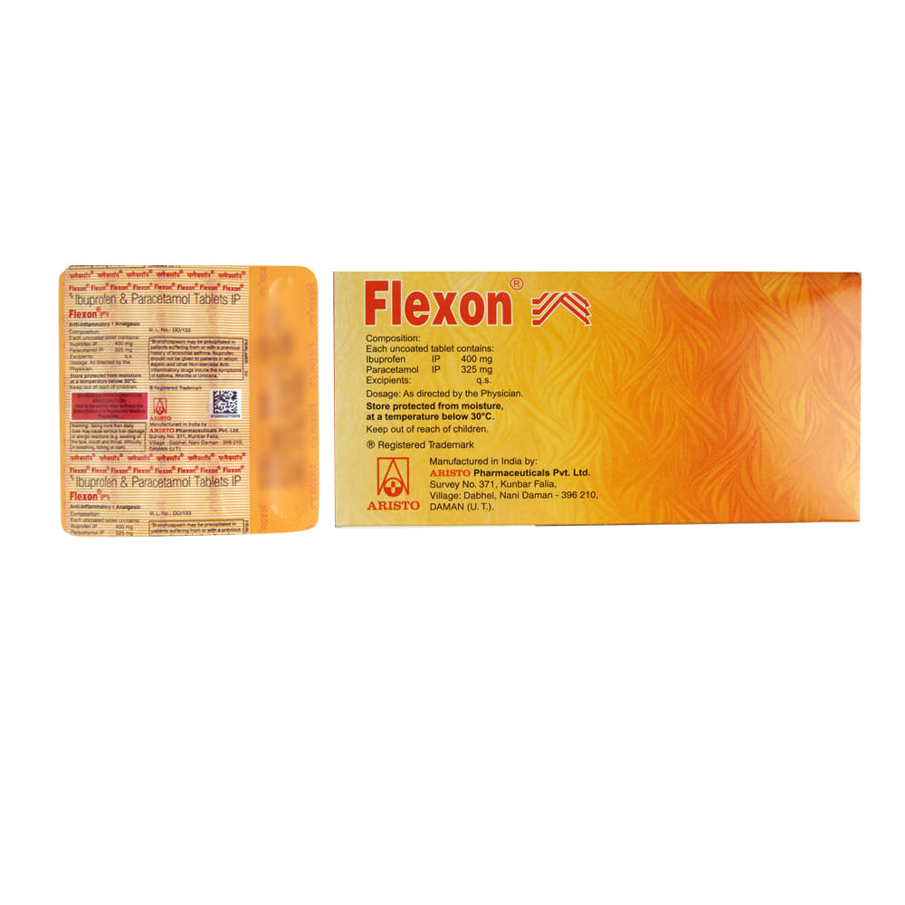 Flexon Tablet: Uses, Dosage, Side Effects & Precautions