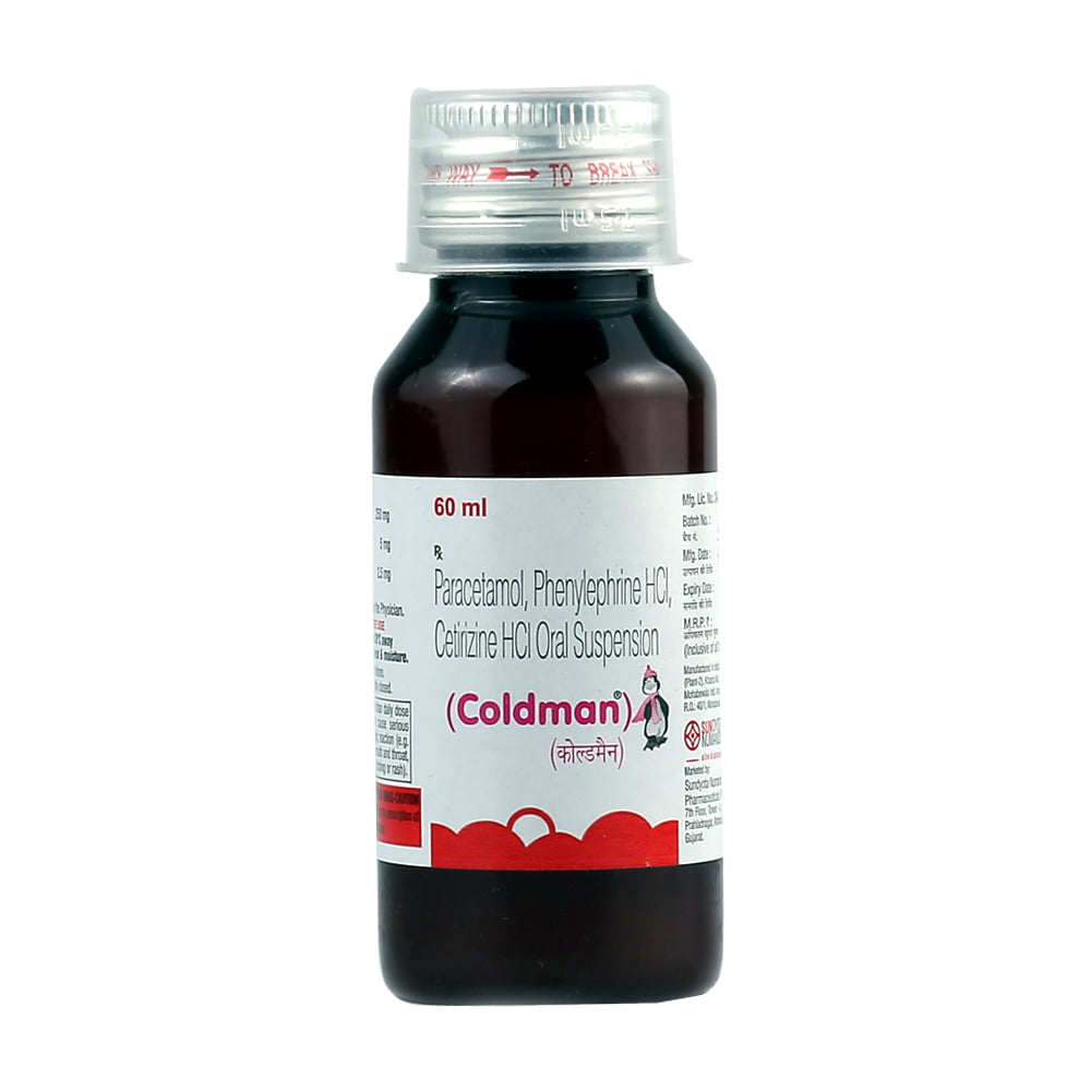 Buy Coldman Syrup 60 ml Online at Best Prices | Wellness Forever