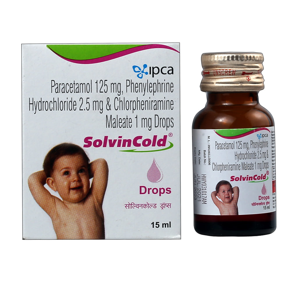 Buy Solvin Cold Oral Drops 15 ml Online at Best Prices | Wellness Forever