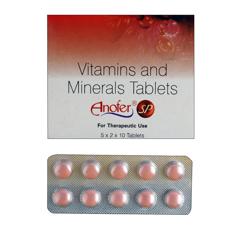 Buy Anofer-SP 10 Tablets Online at Best Prices | Wellness Forever