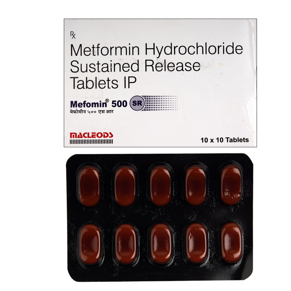 Buy Mefomin-SR 500mg 10 Tablets Online at Best Prices | Wellness Forever