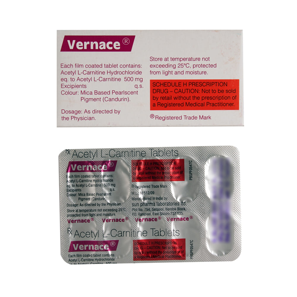 Buy Vernace 10 Tablets Online at Best Prices | Wellness Forever